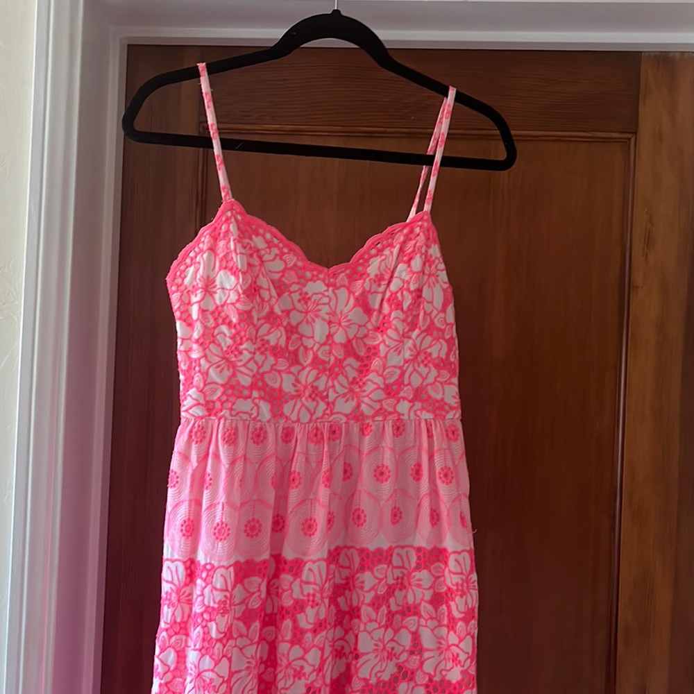 Lilly Pulitzer Kyla Embroidered Maxi Dress in great condition